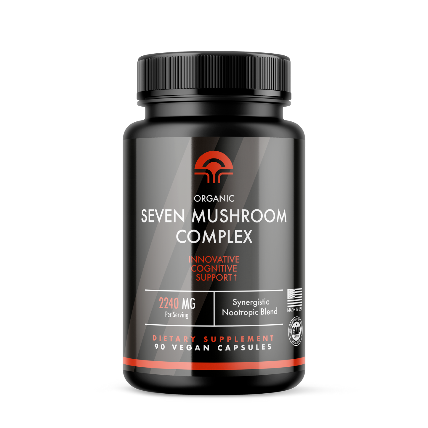 
                  
                    Seven Mushroom Complex - Synergistic Nootropic Blend
                  
                